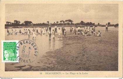 CPA Beaugency La Plage et la Loire