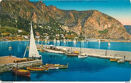 06 - Beaulieu sur Mer - Le Port - Colorisée - CPA - Carte Neuve - Voir Scans Recto-Verso