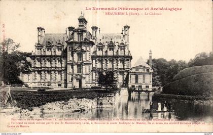 CPA Beaumesnil le chateau