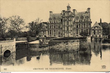 CPA Chateau De Beaumesnil