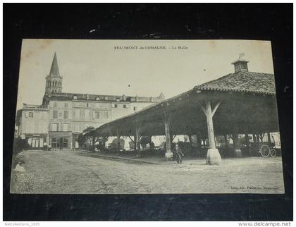 BEAUMONT-DE-LOMAGNE - LA HALLE - 82 TARN ET GARONNE (N)
