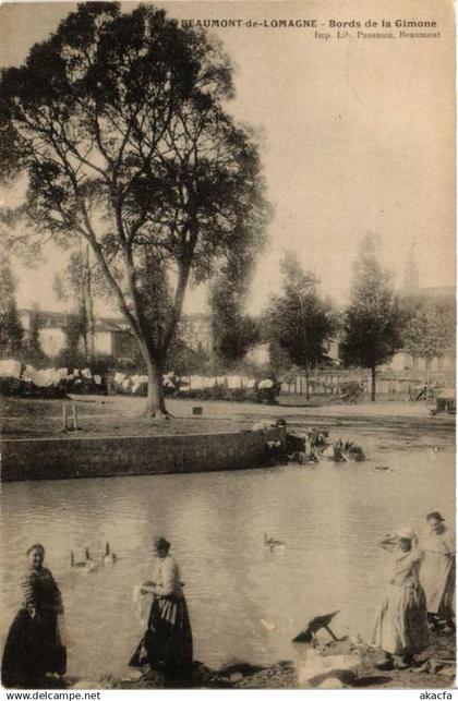 CPA BEAUMONT-de-LOMAGNE Bords de la Gimone (615159)