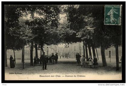 95 Beaumont-sur-Oise allee arbres D95D K95052K C95052C RH090678