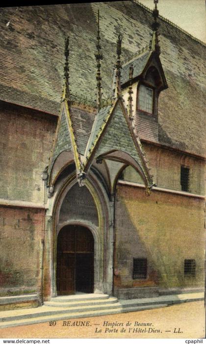 CPA Beaune Hospices de Beaune La Porte de l Hotel Dieu