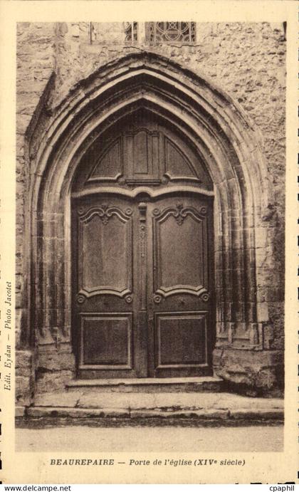 Beaurepaire - Porte de l'Eglise CPA - a¹ir