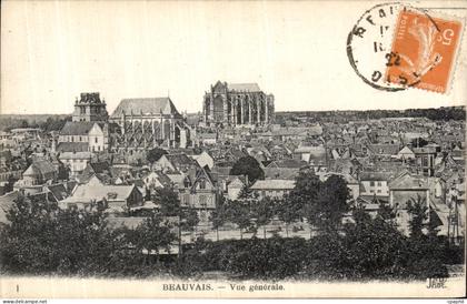 CPA Beauvais Vue Generale