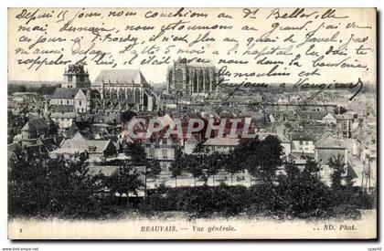 CPA Beauvais Vue Generale