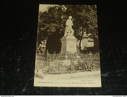BEDARRIDES - LE MONUMENT AUX MORTS - 84 VAUCLUSE (LM1)
