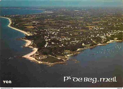 Carte Postale - 29 - Fouesnant - Beg Meil - La Pointe et les Plages de Beg Meil - Vue aérienne - Voir Scans Recto Verso