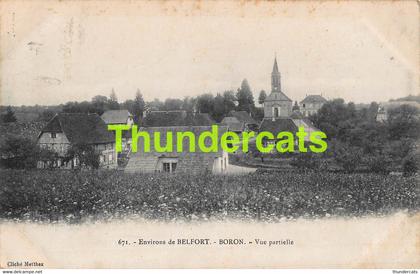CPA 90 ENVIRONS DE BELFORT BORON VUE PARTIELLE