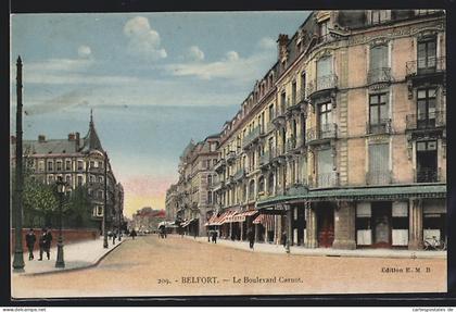 CPA Belfort, Le Boulevard Carnot