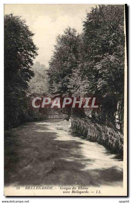 CPA Bellegarde Gorges Du Rhone sous Bellegarde