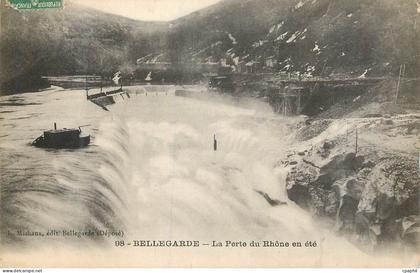 CPA Bellegarde La Perte du Rhone en Ete