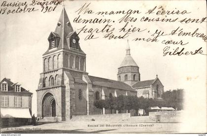 CPA Bénevent L'Abbaye église