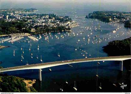 29 - Bénodet - Le Pont de Cornouaille sur l'Odet - L'estuaire de l'Odet entre Bénodet et Sainte Marine - Vue aérienne -