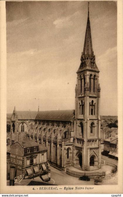 CPA Bergerac Eglise Notre Dame