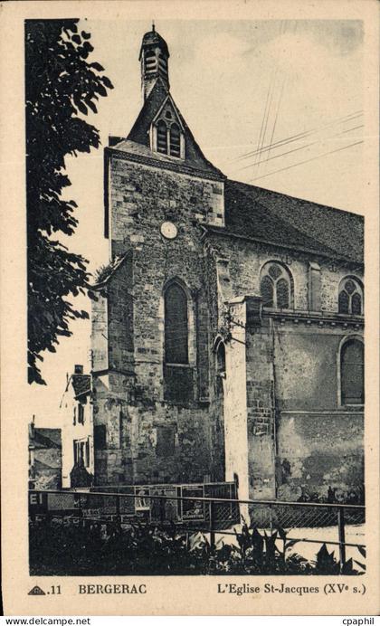 CPA Bergerac l'Eglise St Jacques