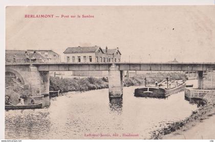 cpa BERLAIMONT   bateau
