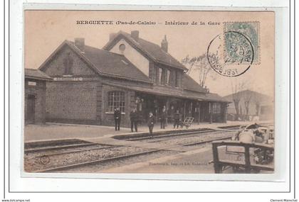 BERTINCOURT :  inérieur de la gare - tres bon état