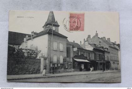 Cpa 1905, Bezons, l'église, Val d'Oise 95