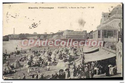 CPA Biarritz Pittoresque Biarritz la Reine des Plages
