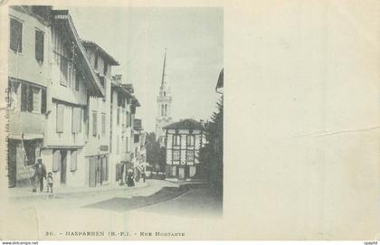 CPA Hasparren (BP) Rue Montante