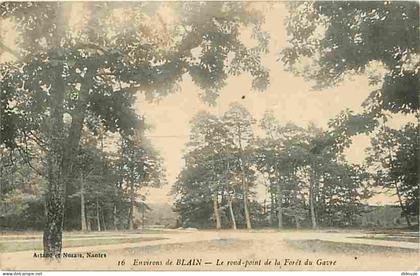 Carte Postale Ancienne - 44 - Blain - Le rond-point de la Forêt du Gavre aux environs de Blain - CPA - Voir Scans Recto-