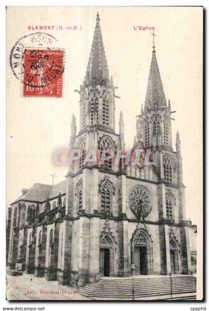Blamont - L Eglise - CPA