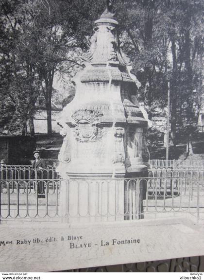 1909 CPA Blaye La Fontaine pour Labréde 33 Carte Postale  France 33 Gironde