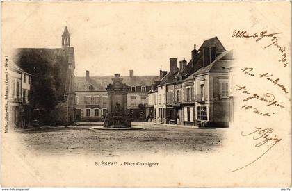 CPA Bleneau Place Chataigner (1478288)