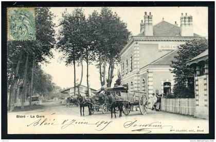 37 - BLERE - LACROIX - La Gare - CARTE PRÉCURSEUR