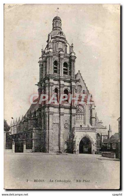 CPA Blois La cathedrale