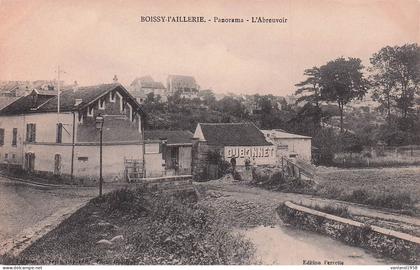 BOISSY L'AILLERIE-panorama,l'abreuvoir
