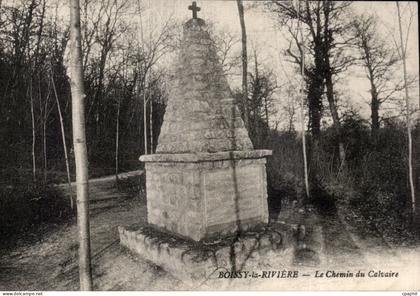 CPA Boissy la Riviere Le chemin du calvaire