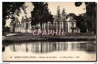 CPA Boissy Saint Leger Chaetaud e GRos Bois La piece d'eau