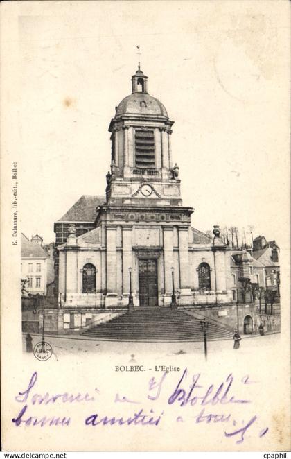CPA Bolbec l'Eglise