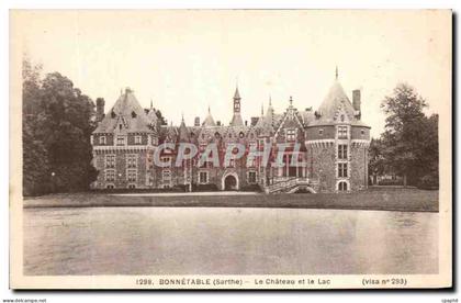 CPA Bonnetable Le Chateau et le Lac