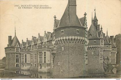 CPA Bonnetable Sarthe Le Chateau Vue d'ensemble