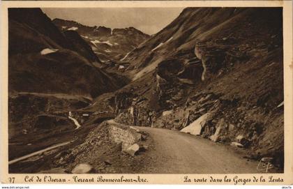 CPA Col de l'Iseran - Versant Bonneval-sur-Arc - La Route (1195272)