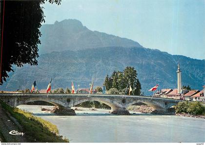 CPM Bonneville Le Pont sur l'Arve au fond la pointe d'Andey