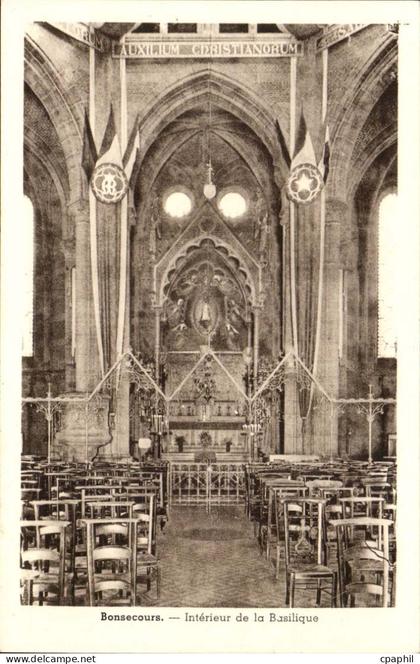 CPA Bonsecours Interieur de la basilique