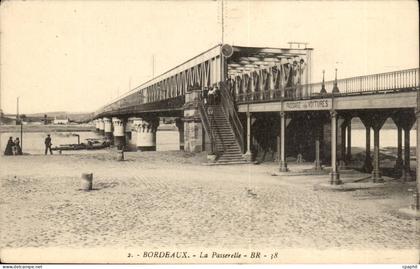Bordeaux - la Passerelle - CPA