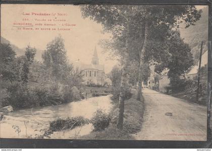 65 - BORDERES LOURON - L' Eglise - La Neste, et Route de Luchon