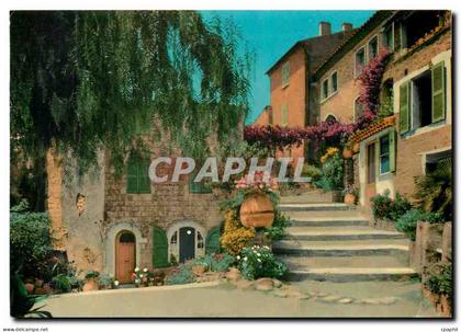 CPM Cote d'Azur Bormes Les Mimosas Lou Pouli Cantoum