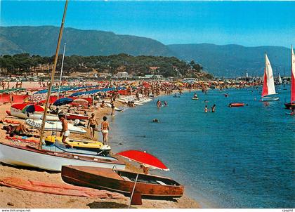 CPM La Cote des Maures Bormes les Mimosas (Var) La Plage de la Faviere