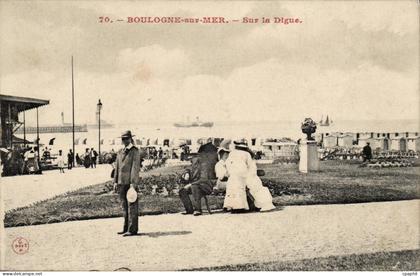 Boulogne sur Mer CPa Sur la digne