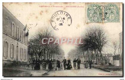 CPA Gendarmerie et promenades Bouloire TOP