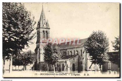 CPA Bourbonne les Bains L'Eglise