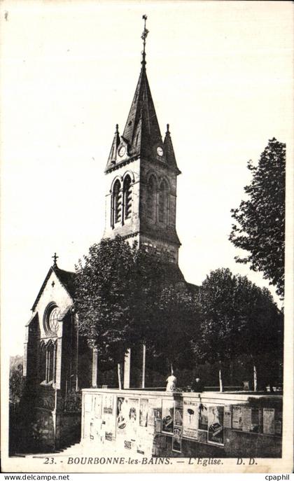 CPA Bourbonne les Bains L Eglise