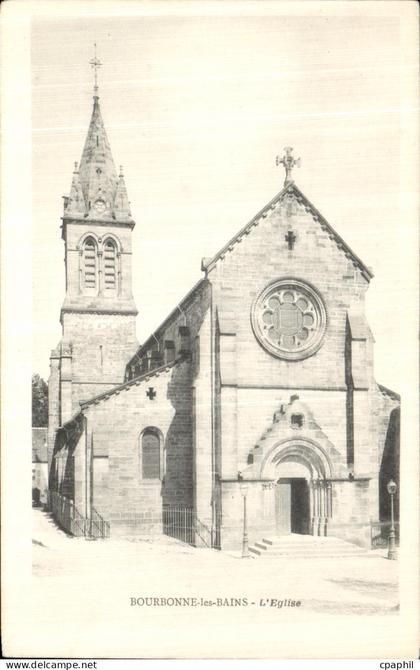 CPA Bourbonne les Bains L Eglise